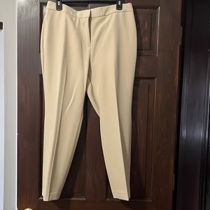 Dress pants - beige - 10P - brand: investments petites - stretch mid rise waste